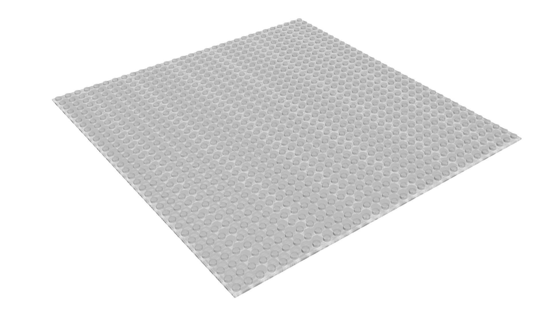 Large Lego Plate 3D model_12