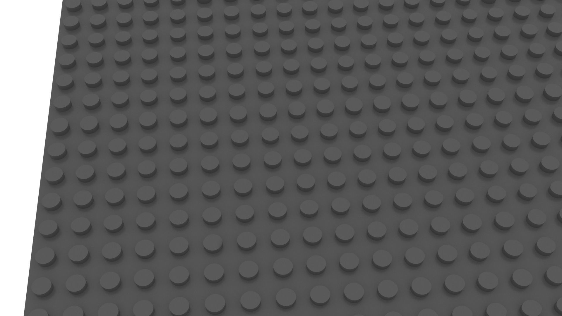 Large Lego Plate 3D model_6