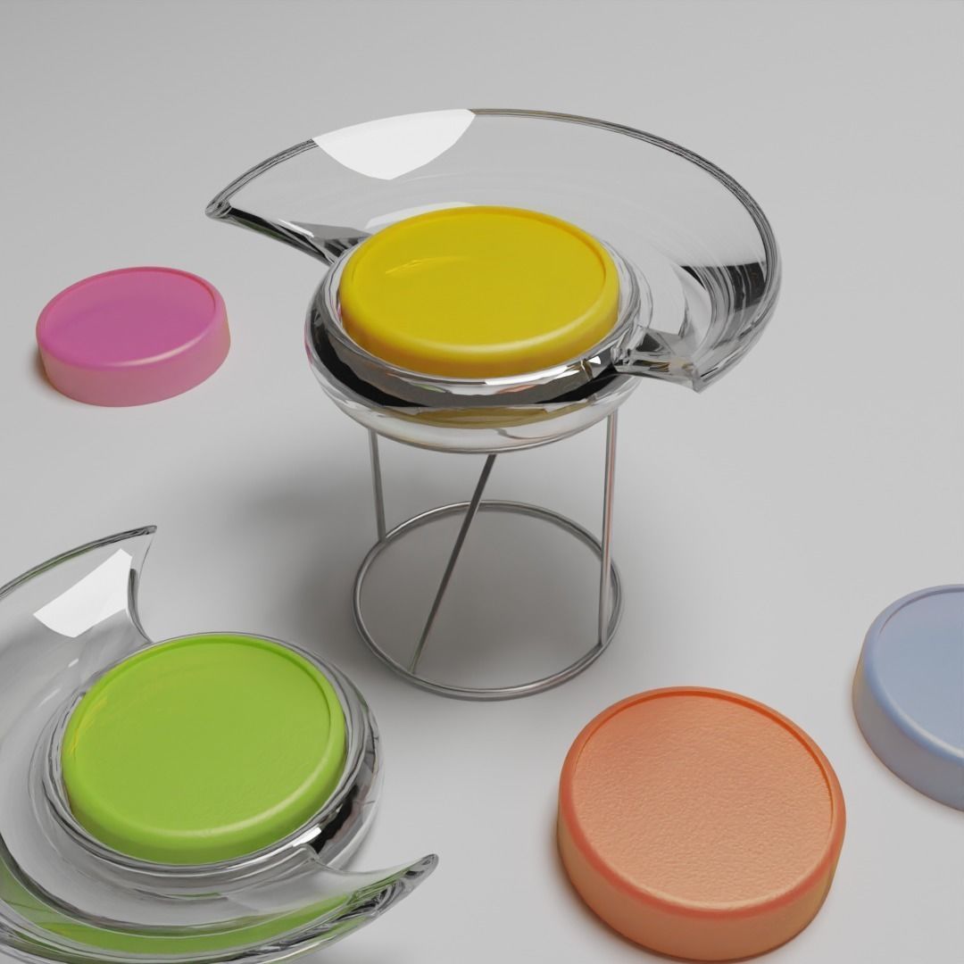 Stool No 1 3D model_2