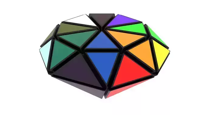 Rubiks Diamond 3D model