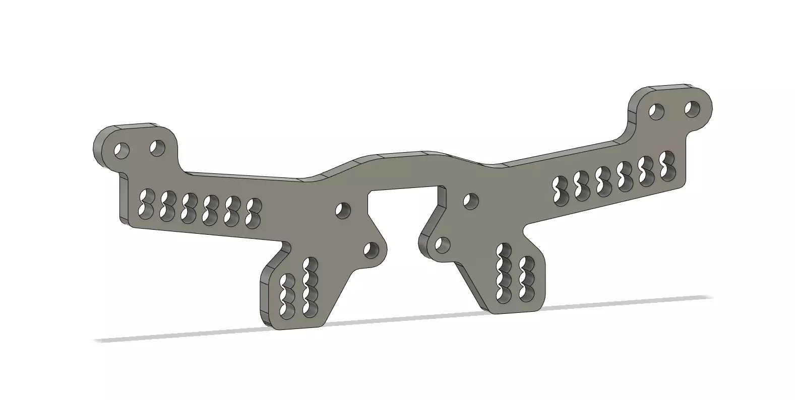 Rear Suspension Tower for Yokomo YD-2S Free 3D print model_0