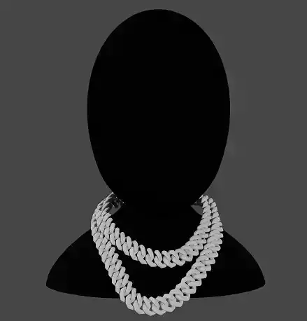 Acquire your own work of art 3d Cuban Chain