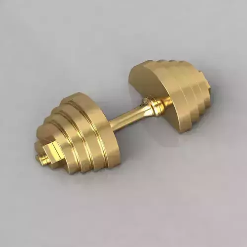 Dumbbell Gold Piece