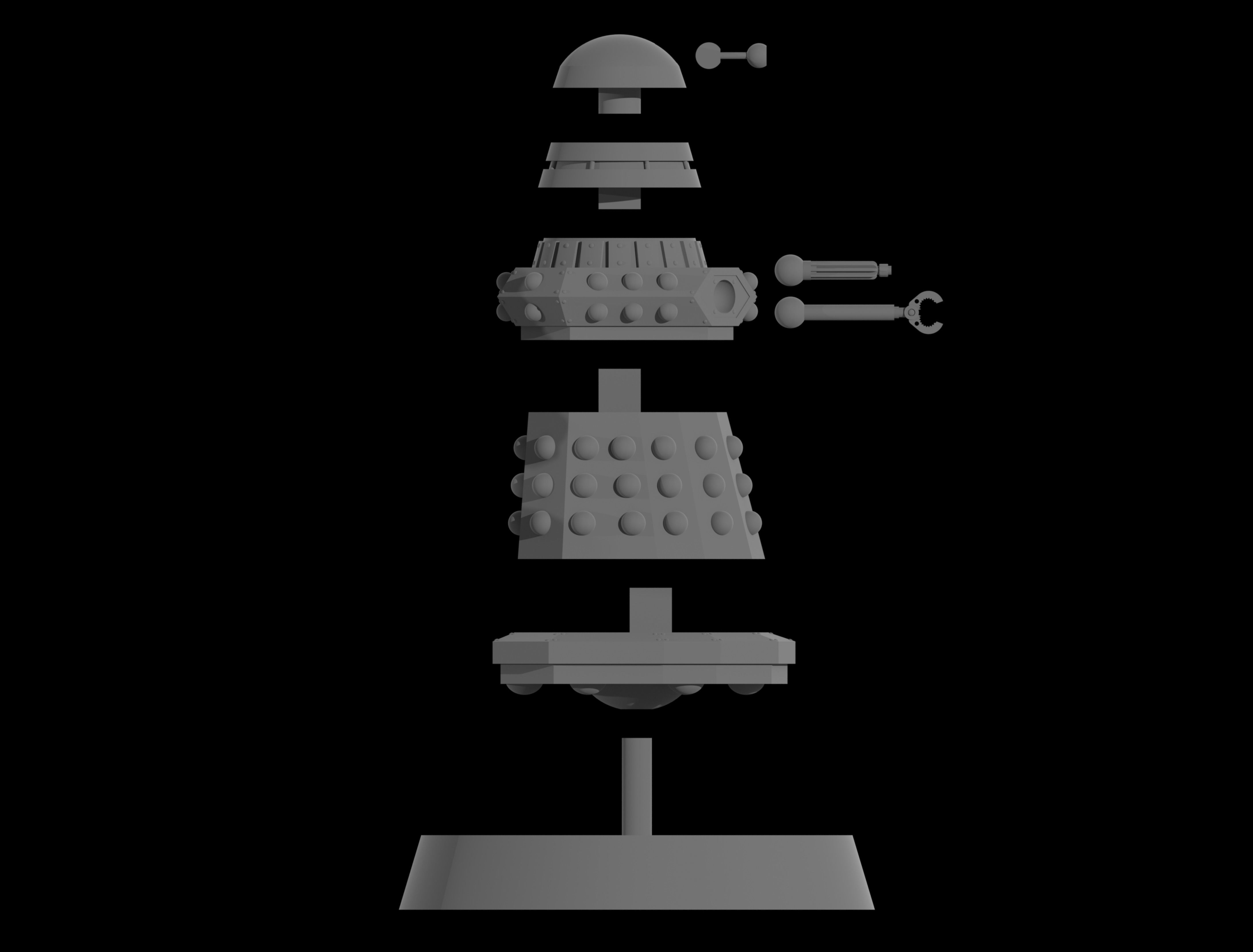 Scout Severn - 32mm Miniature 3D print model_1