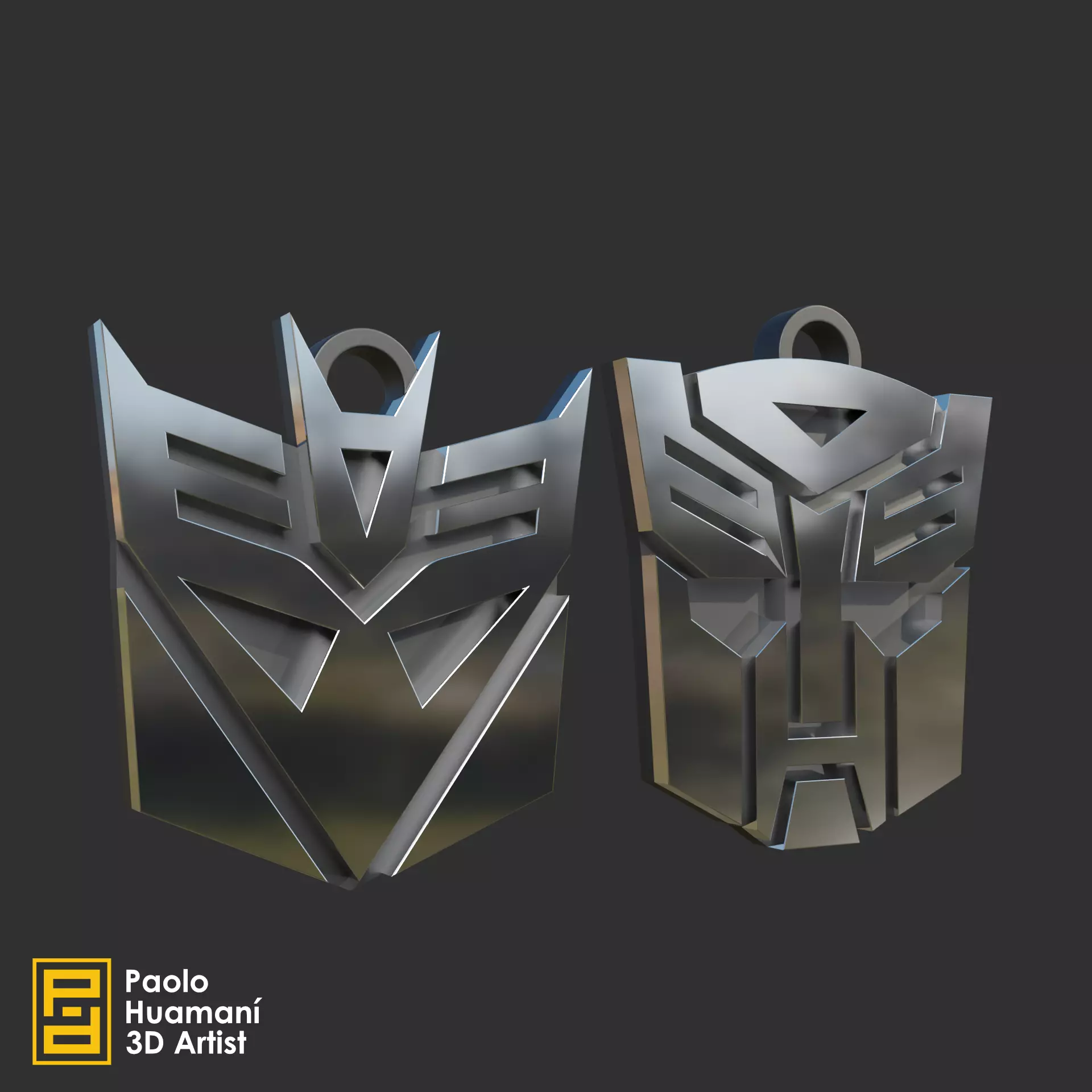 Transformers Keychains 3D print model_0