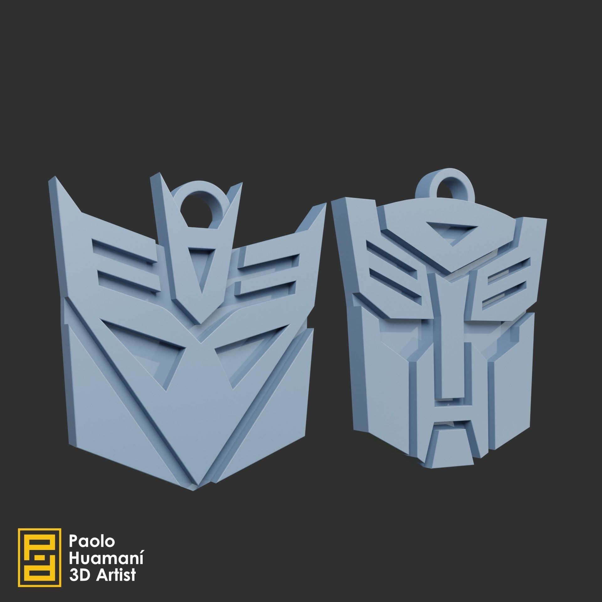 Transformers Keychains 3D print model_1