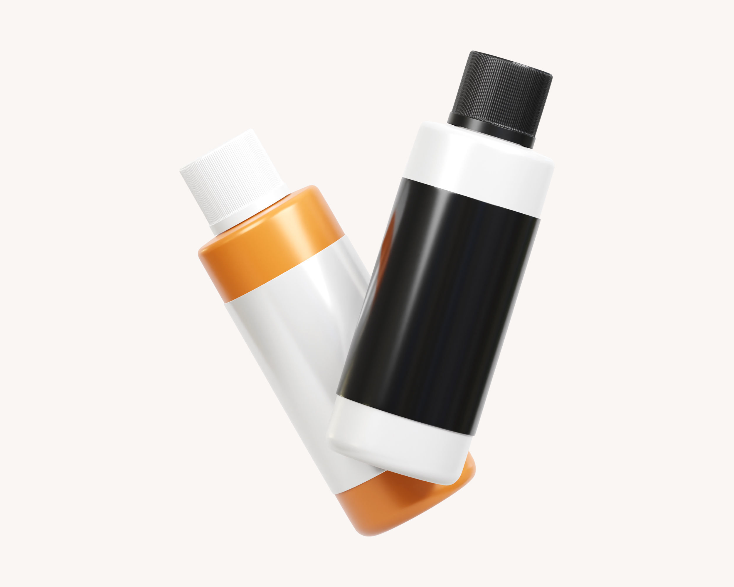 Cosmetic bottle Low-poly 3D model_2