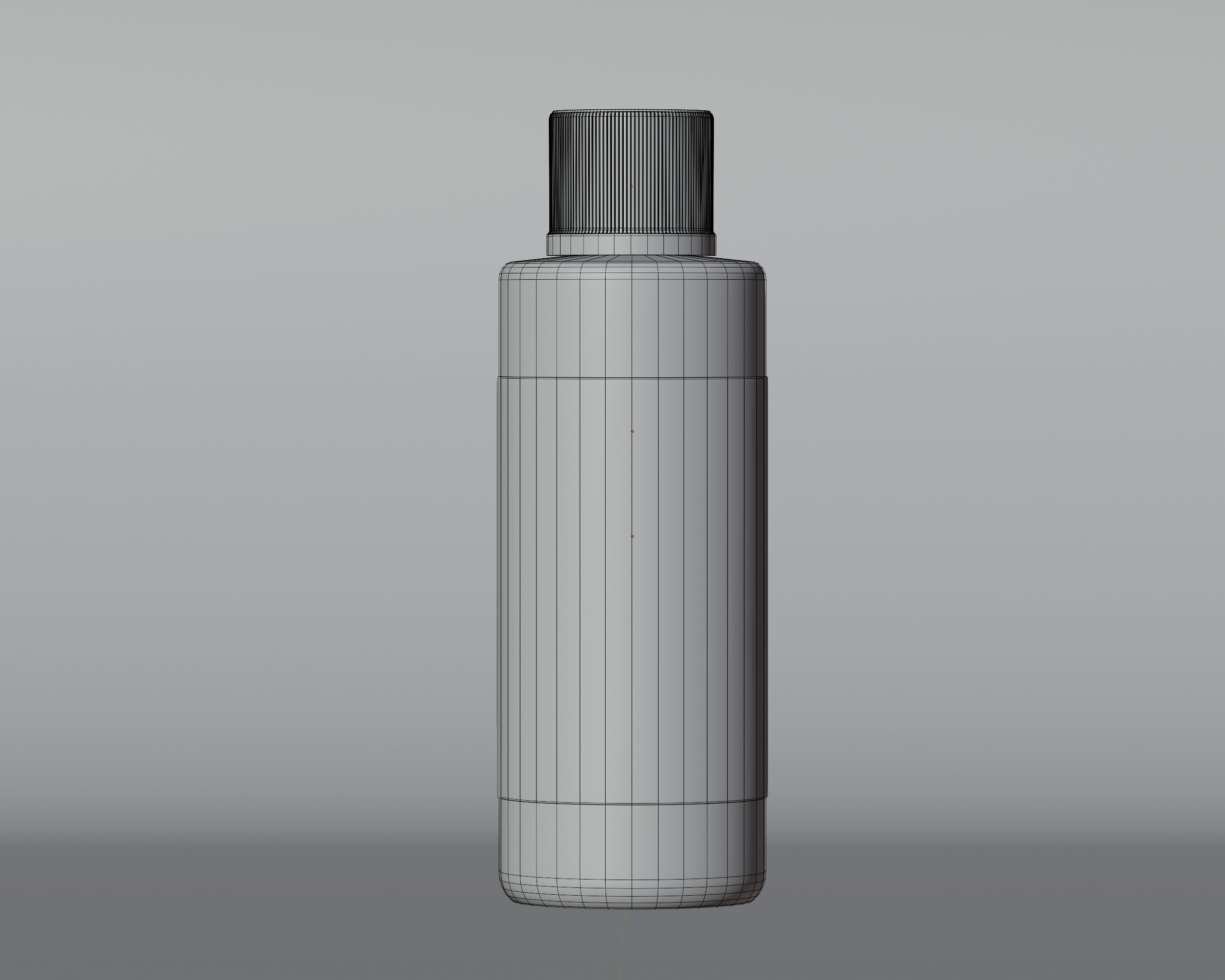 Cosmetic bottle Low-poly 3D model_4