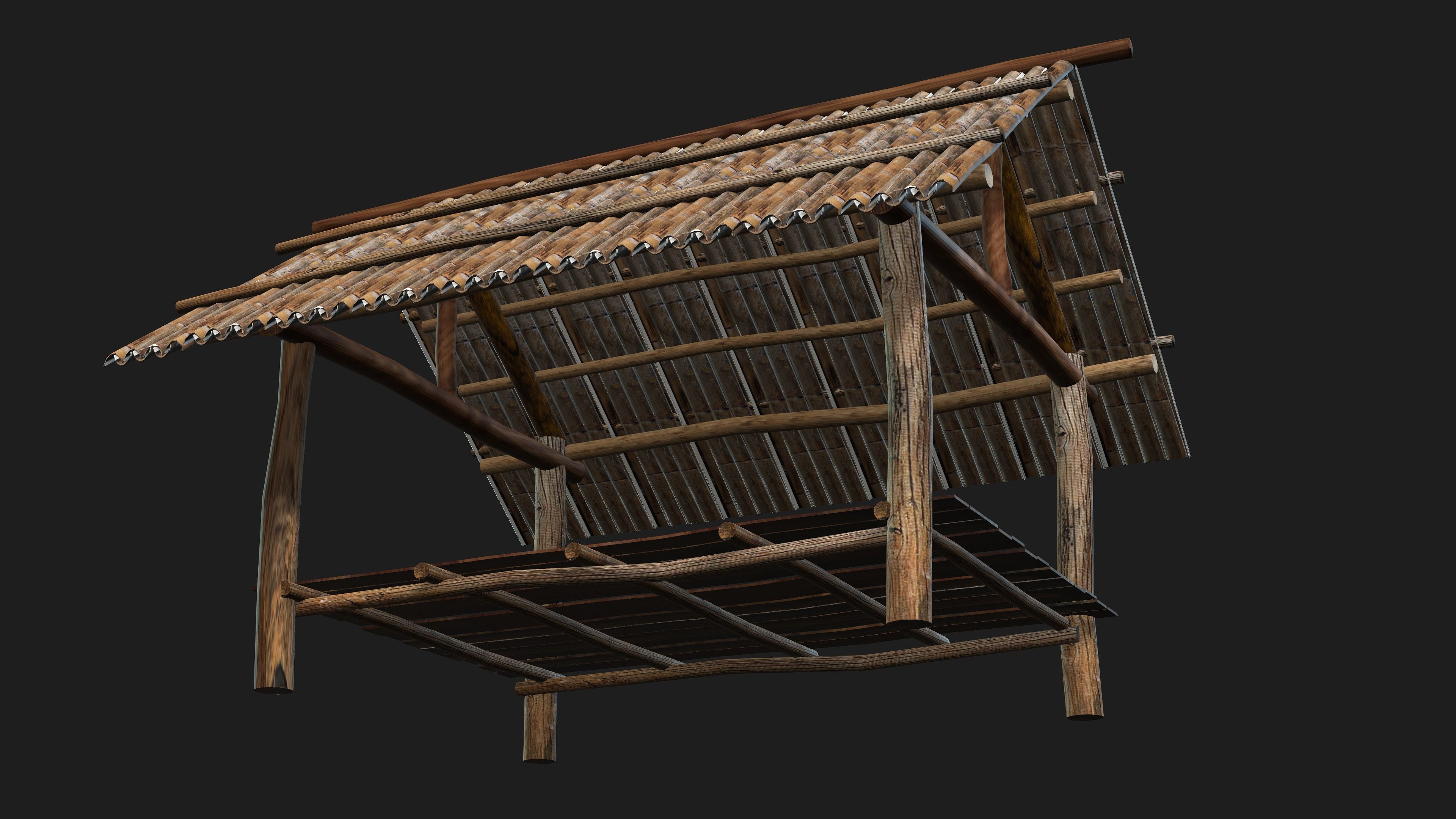 Small house  3D model_4