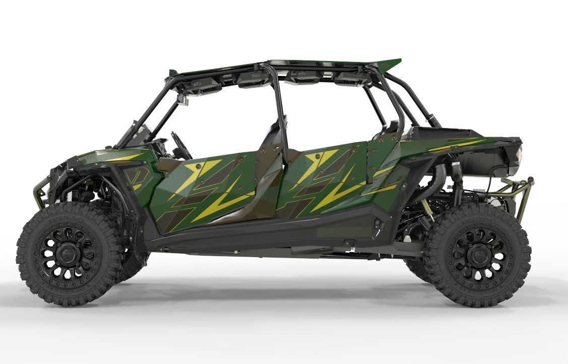 2018 POLARIS RZR XP 4 1000 Turbo  3D model_1
