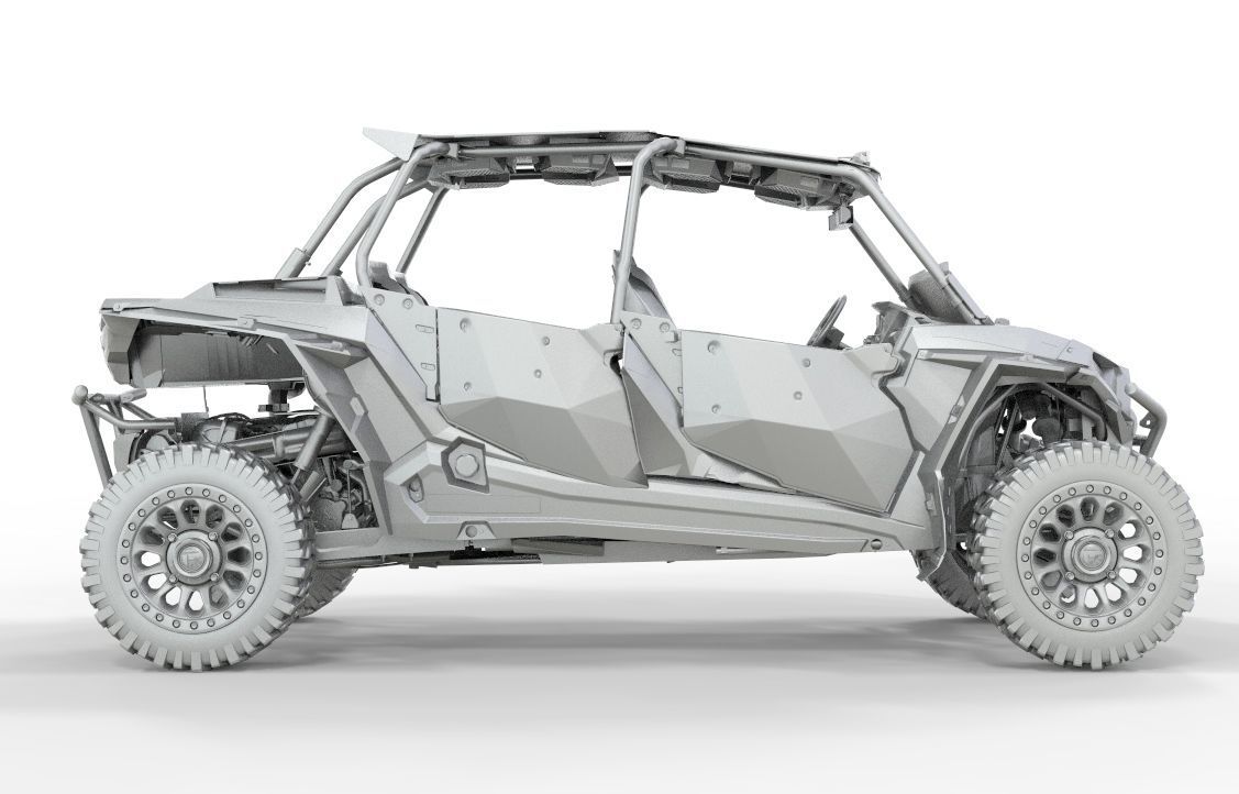 2018 POLARIS RZR XP 4 1000 Turbo  3D model_10