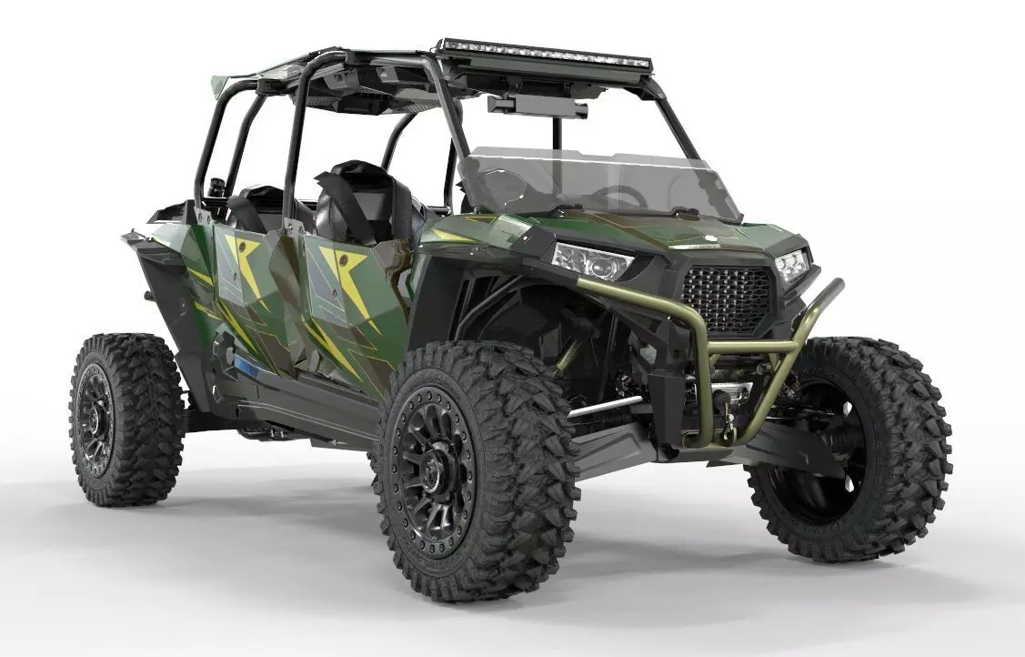2018 POLARIS RZR XP 4 1000 Turbo  3D model_0