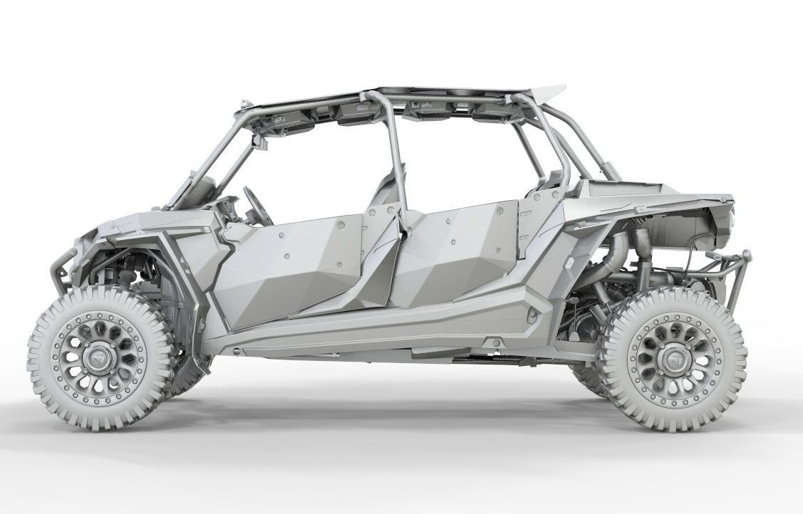 2018 POLARIS RZR XP 4 1000 Turbo  3D model_9