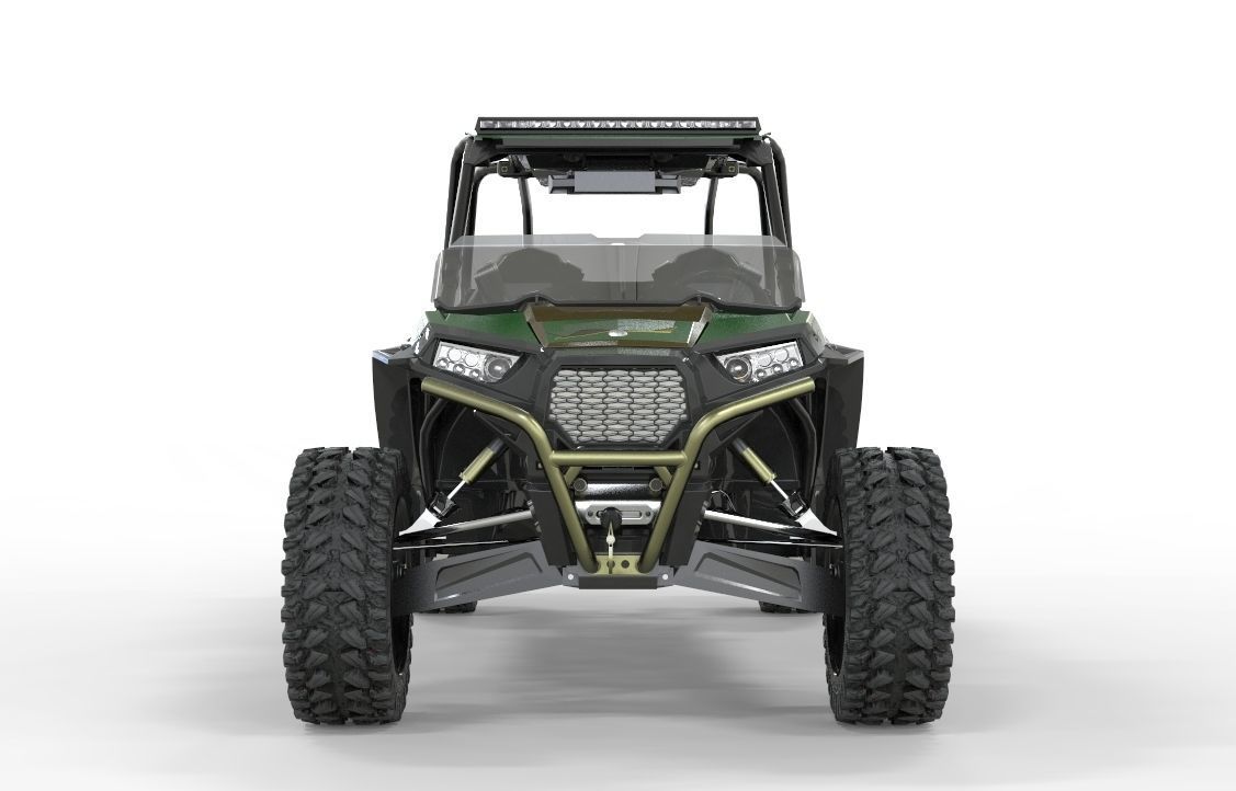 2018 POLARIS RZR XP 4 1000 Turbo  3D model_3