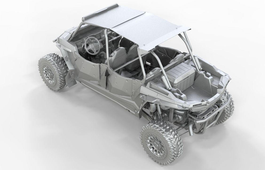2018 POLARIS RZR XP 4 1000 Turbo  3D model_6