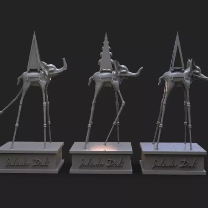 Dali elephant 3D print model