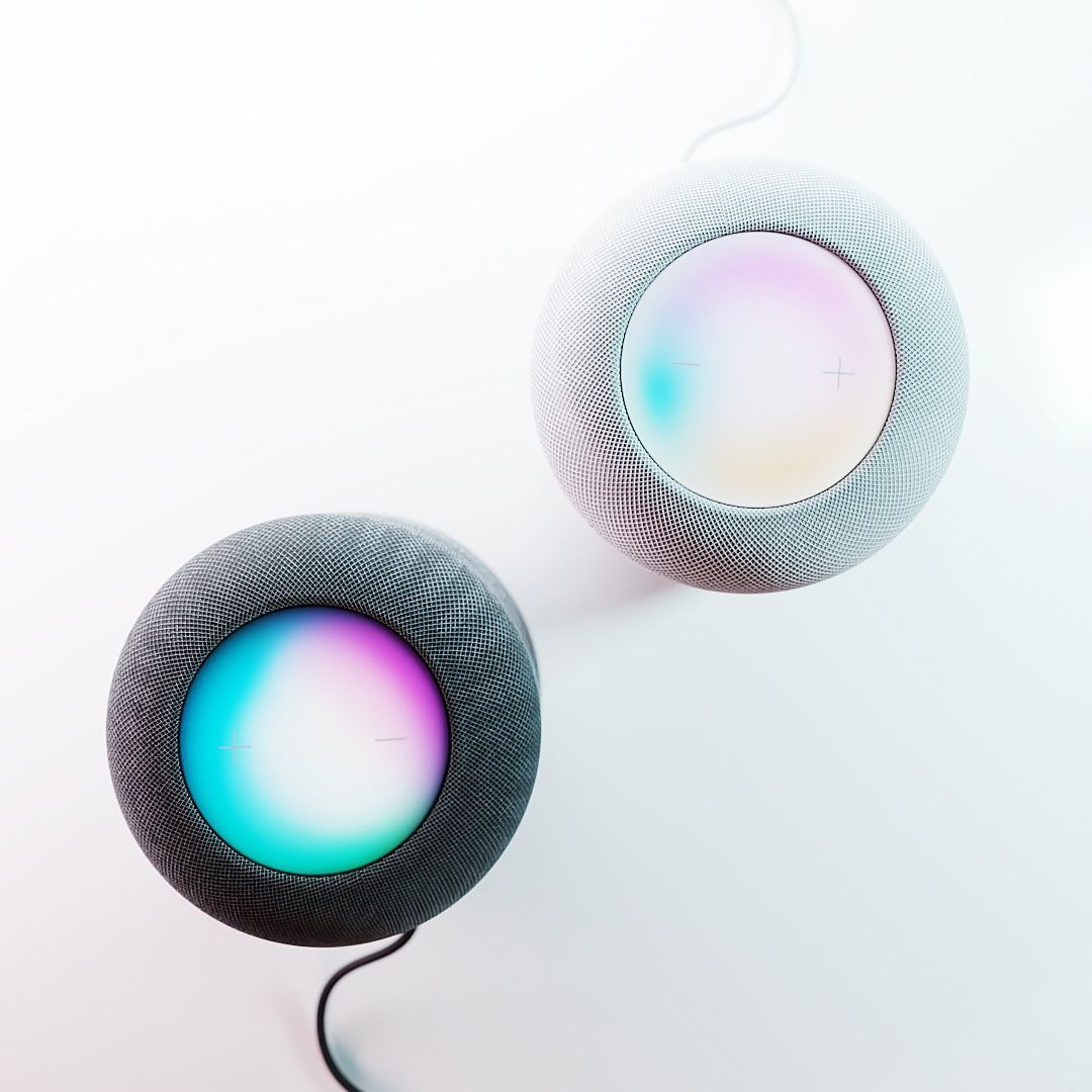 Apple Homepod 2 - Bluetooth Speaker 3D model_3