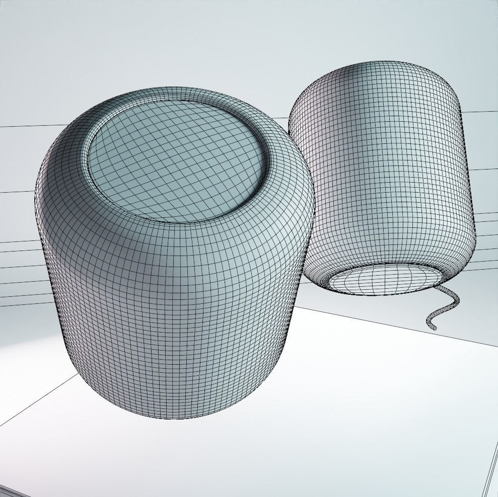 Apple Homepod 2 - Bluetooth Speaker 3D model_20