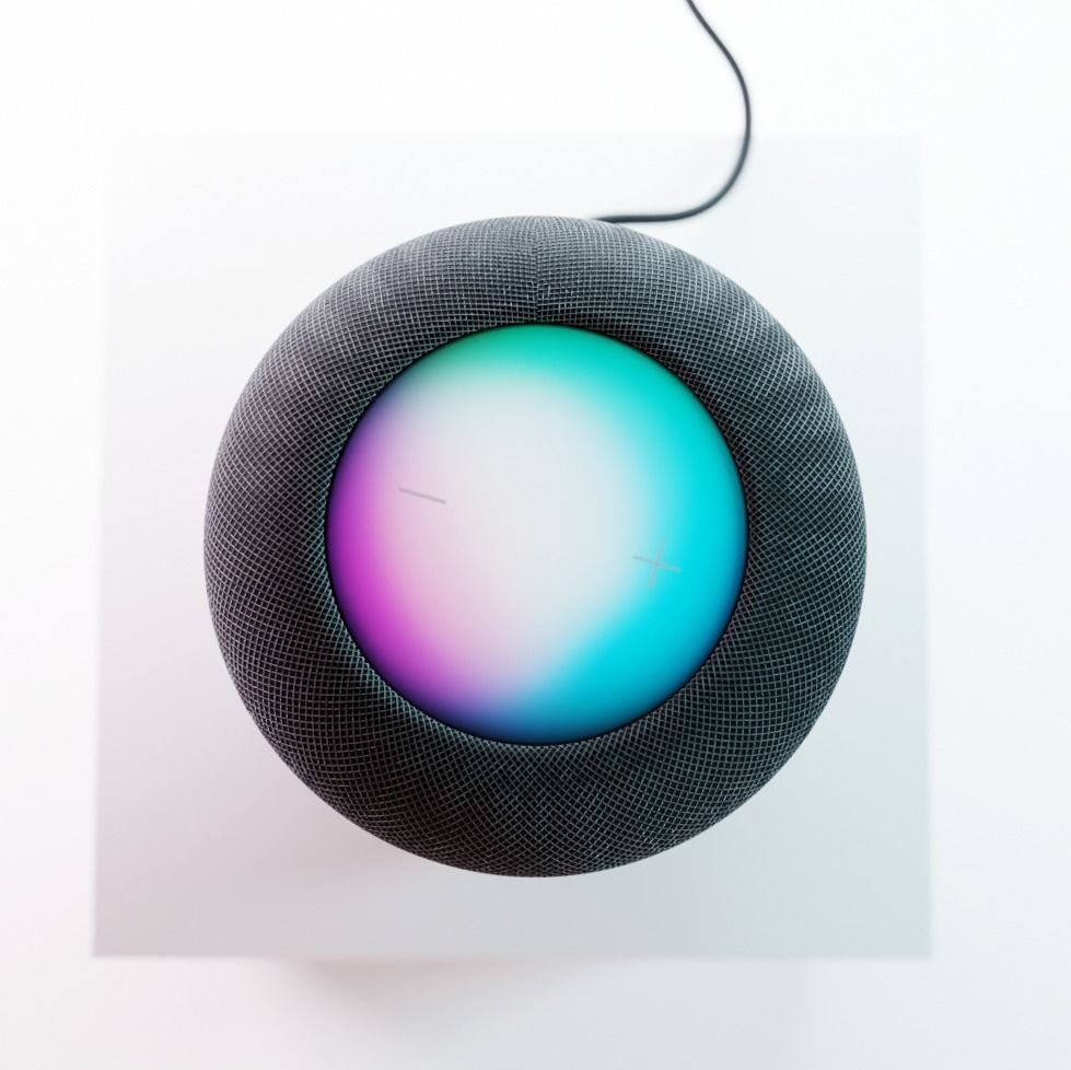 Apple Homepod 2 - Bluetooth Speaker 3D model_10