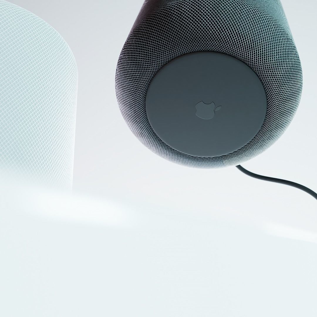 Apple Homepod 2 - Bluetooth Speaker 3D model_8