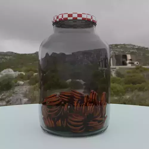 Jar of coins