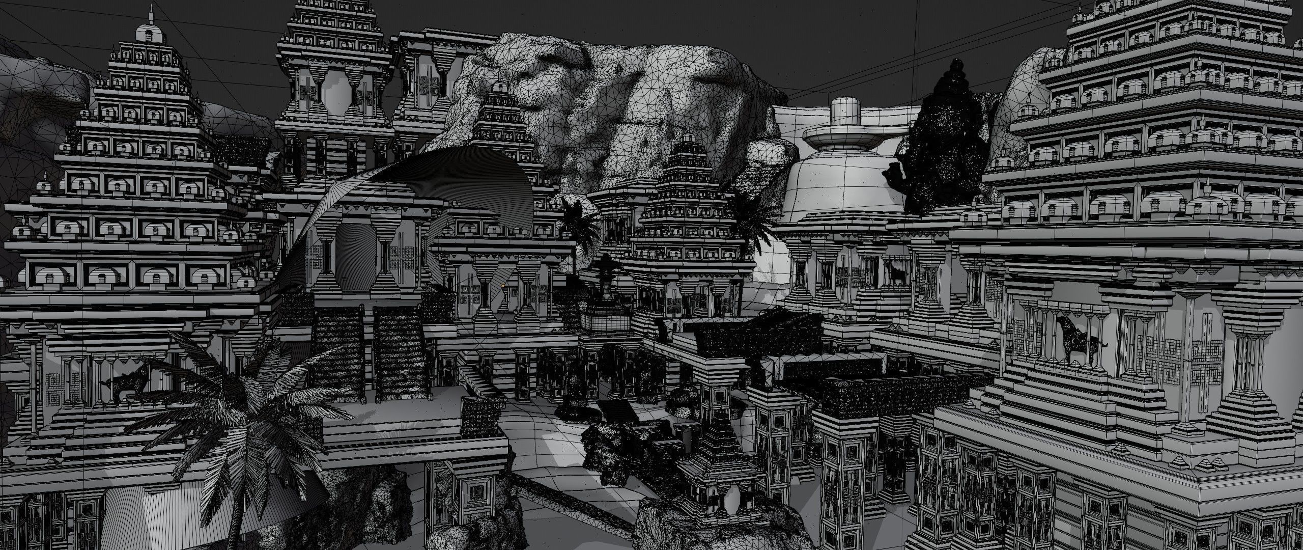 Ancient-Temple 3D model_6