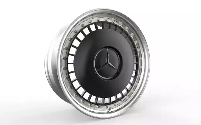Mercedes-Benz Old Custom Wheel 3D model