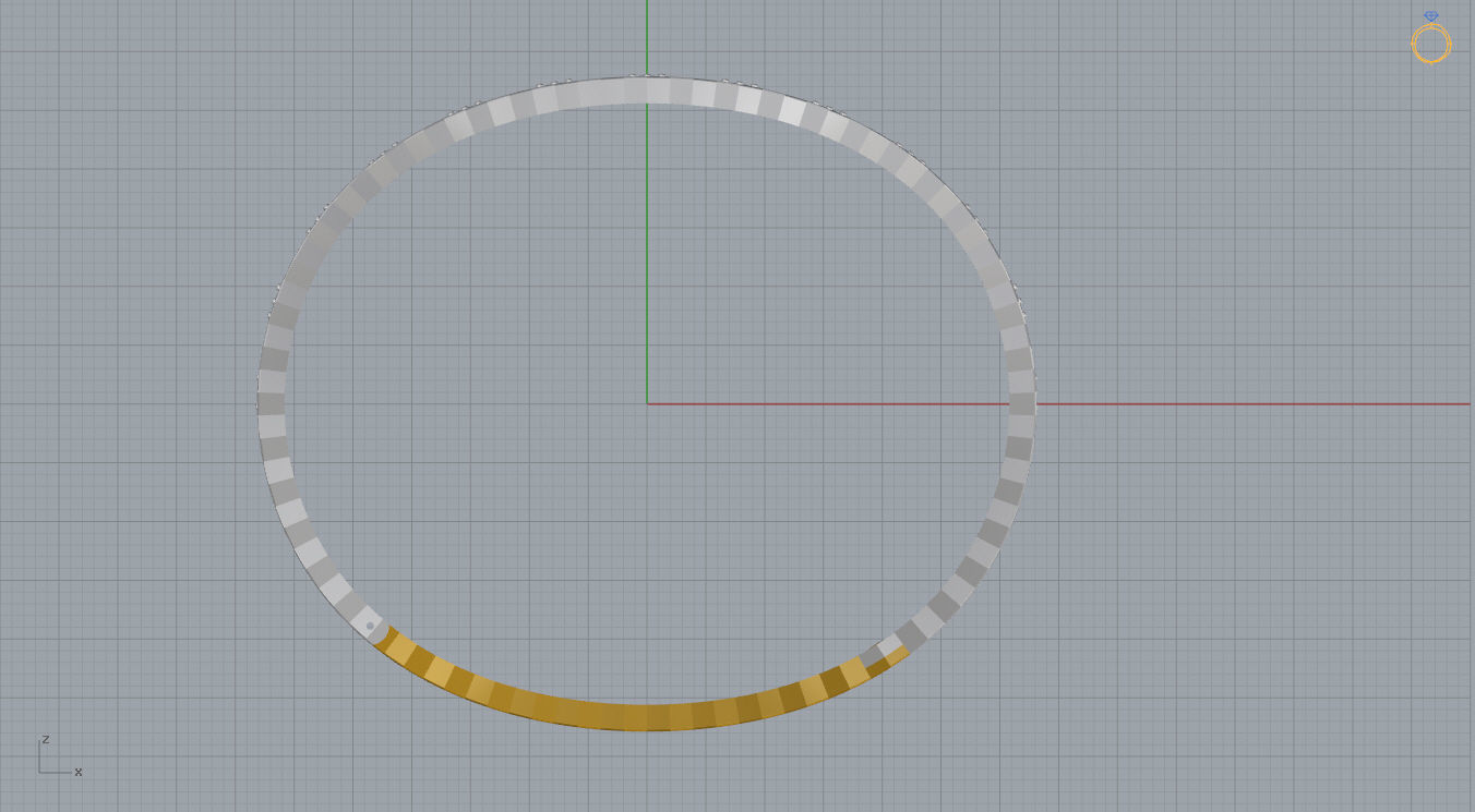 Chaumet Bracelet 3D print model_8