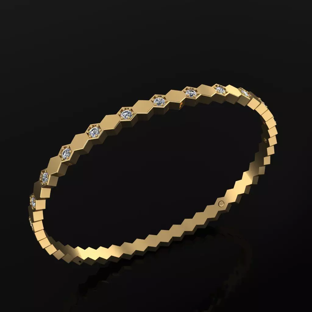 Chaumet Bracelet 3D print model_0