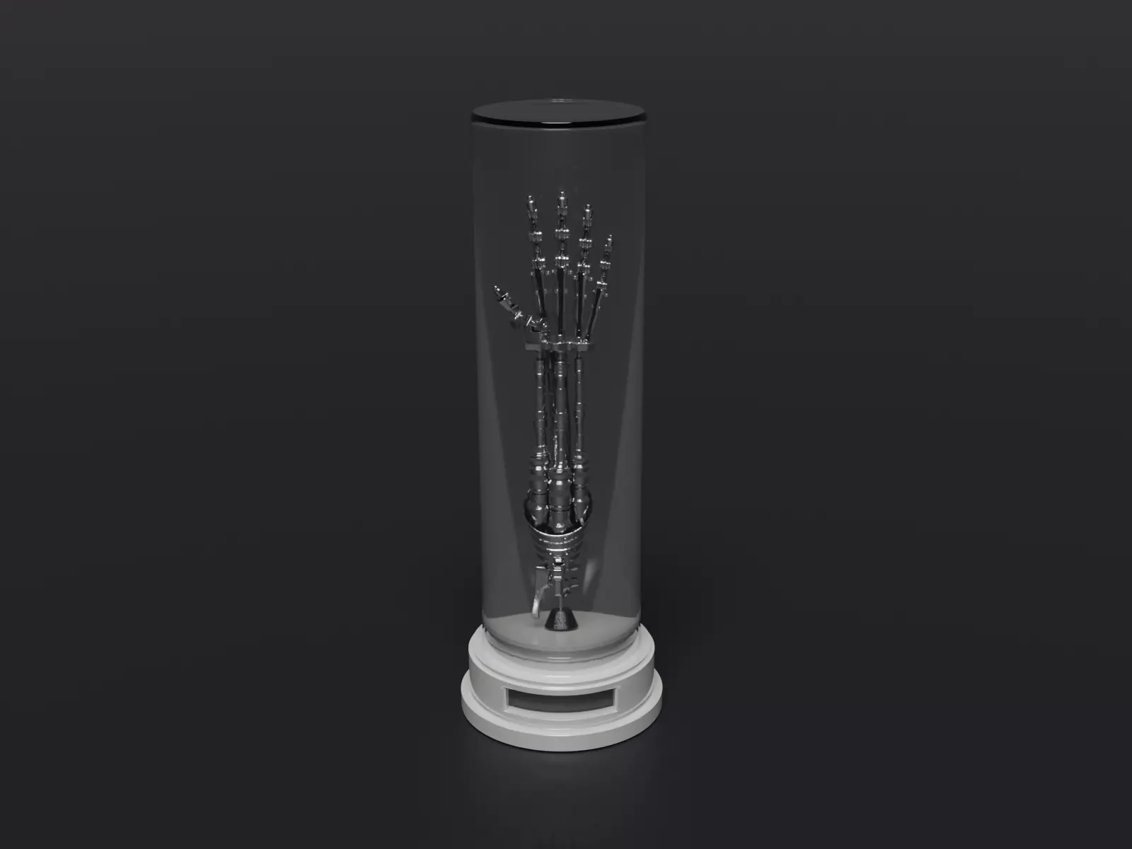 Mechanical hand  3D model_0