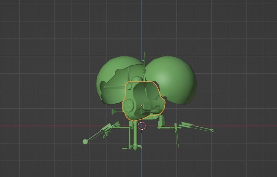 StarWars Pistoeka Sabotage Droid  Buzz Droid Low-poly 3D model_9