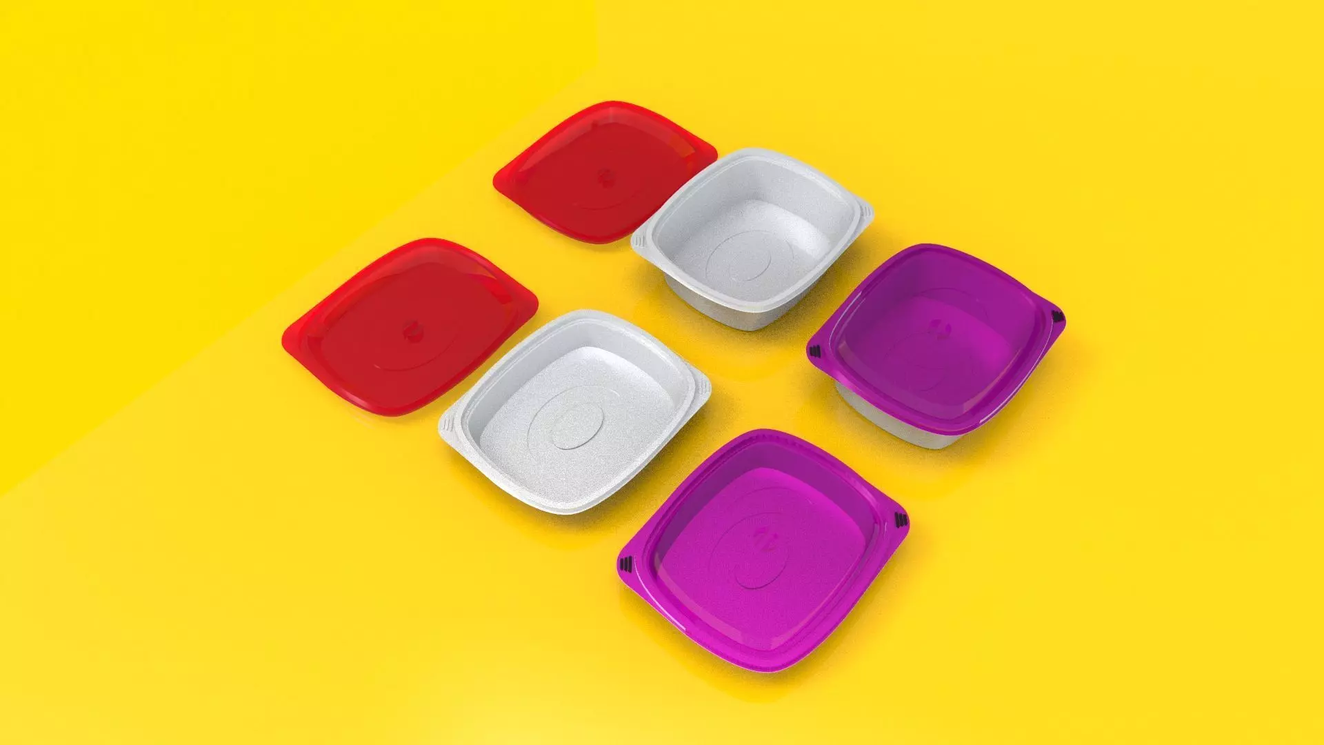 Launchbox Food Low-poly 3D model_0