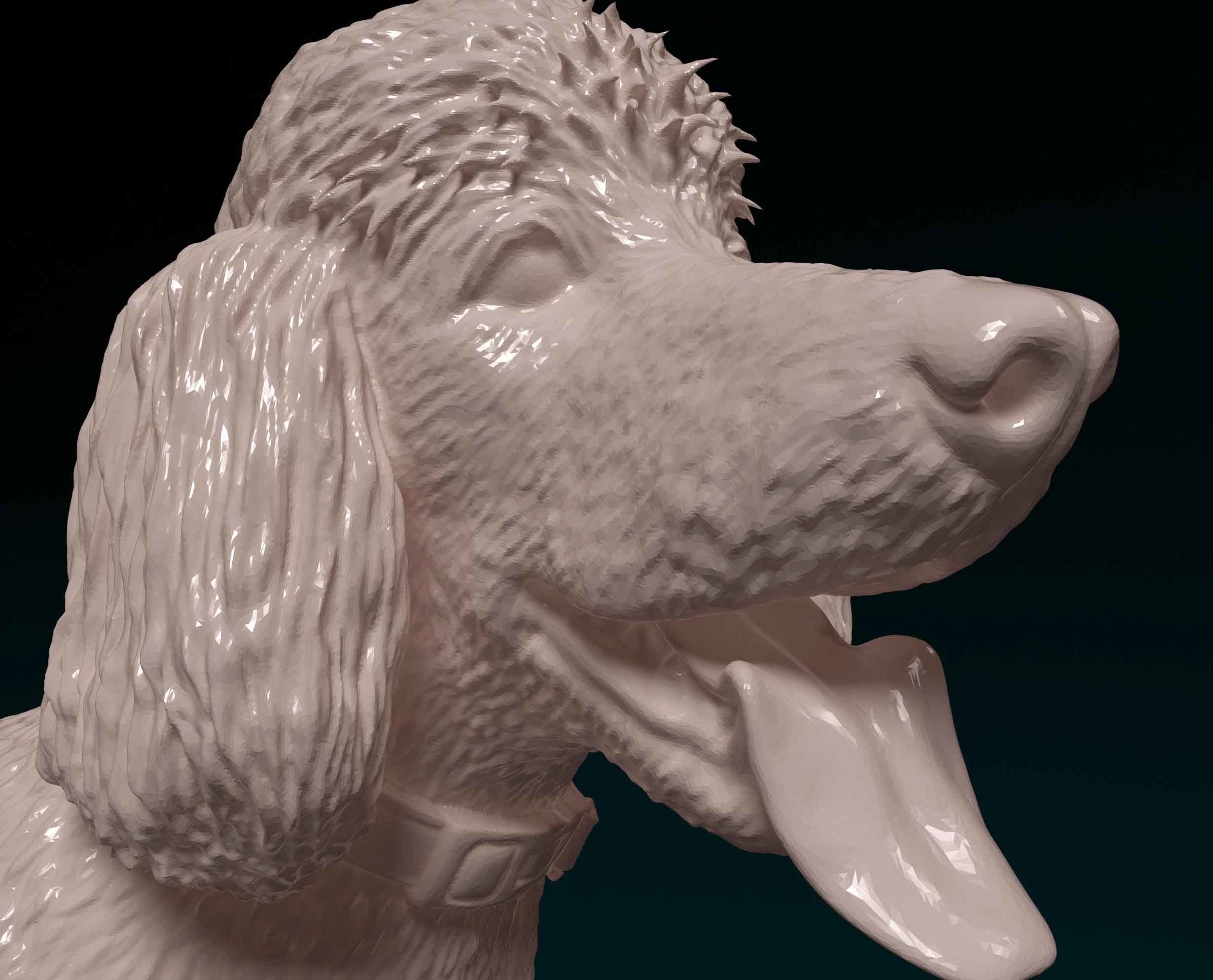 Poodle 06 3D print model_5