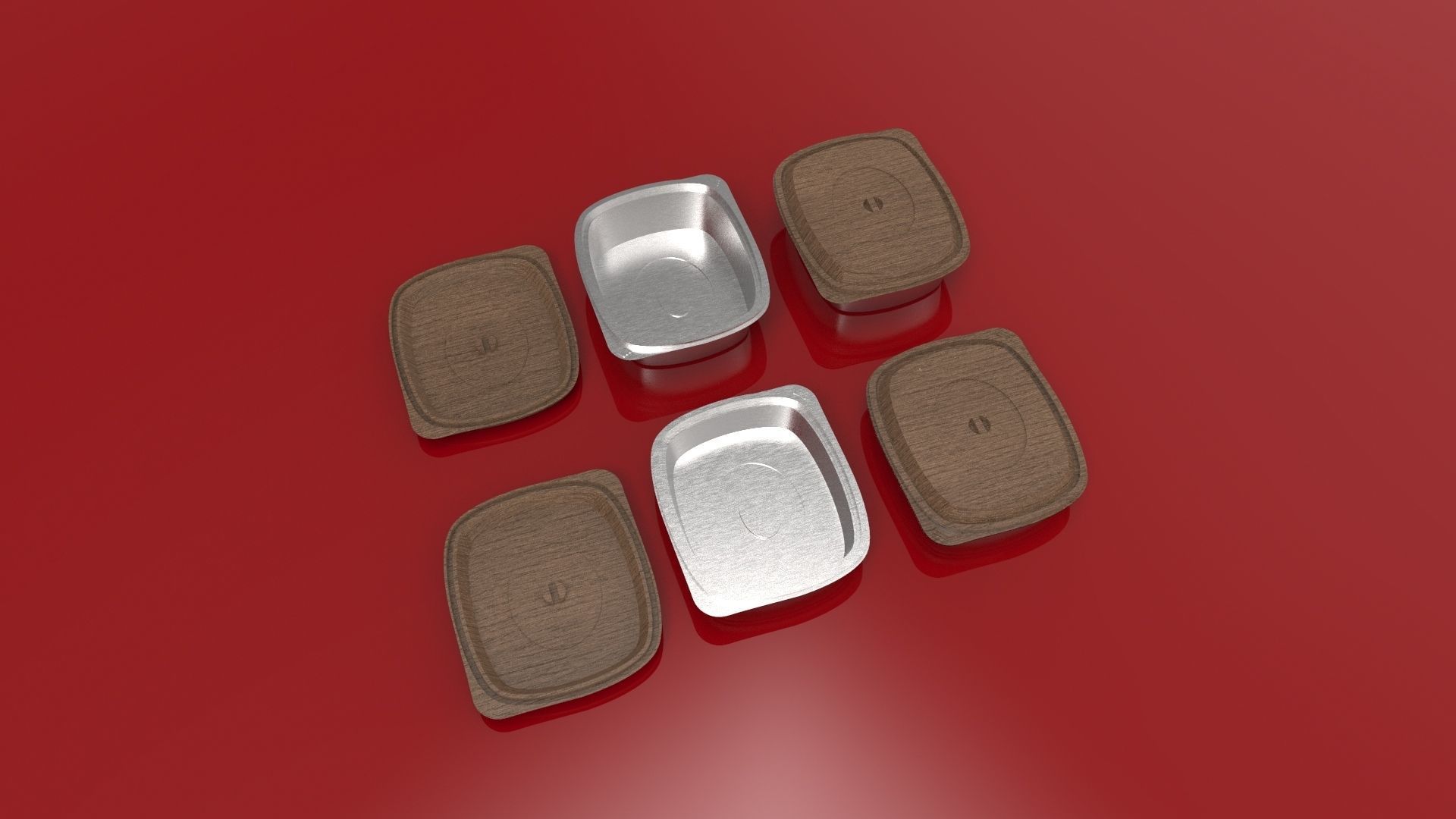 Launchbox Food Low-poly 3D model_2