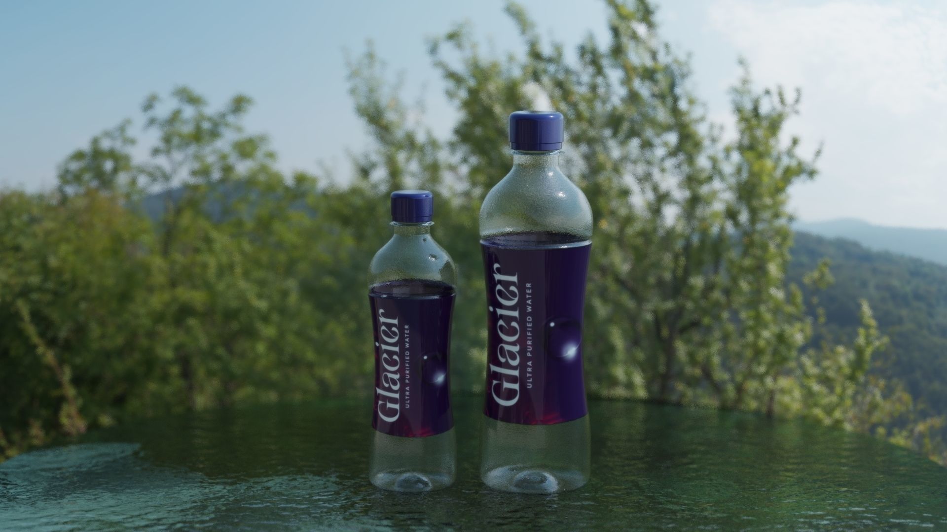 Water Bottle 3D model_3