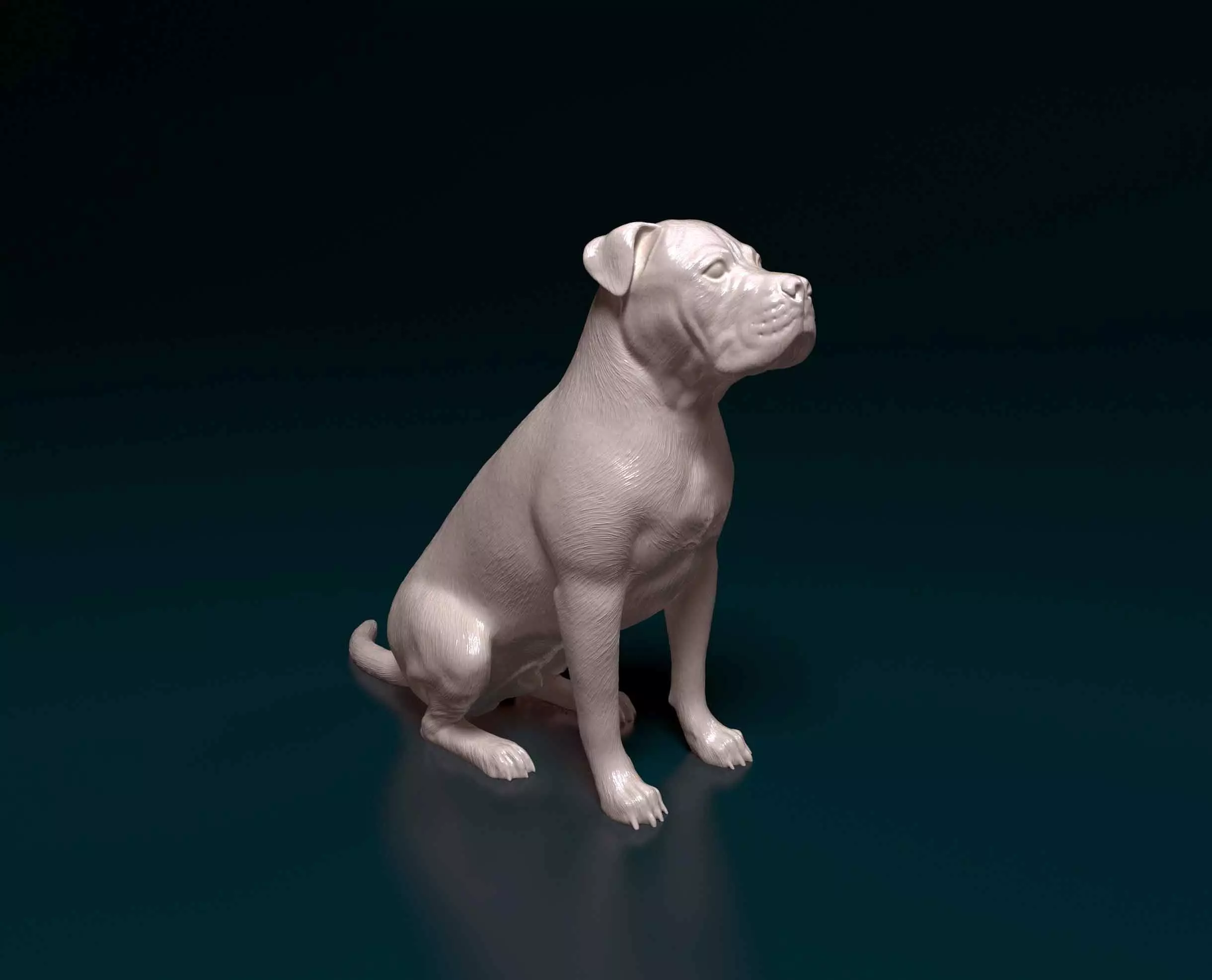 American Pitbull 09 3D print model_0