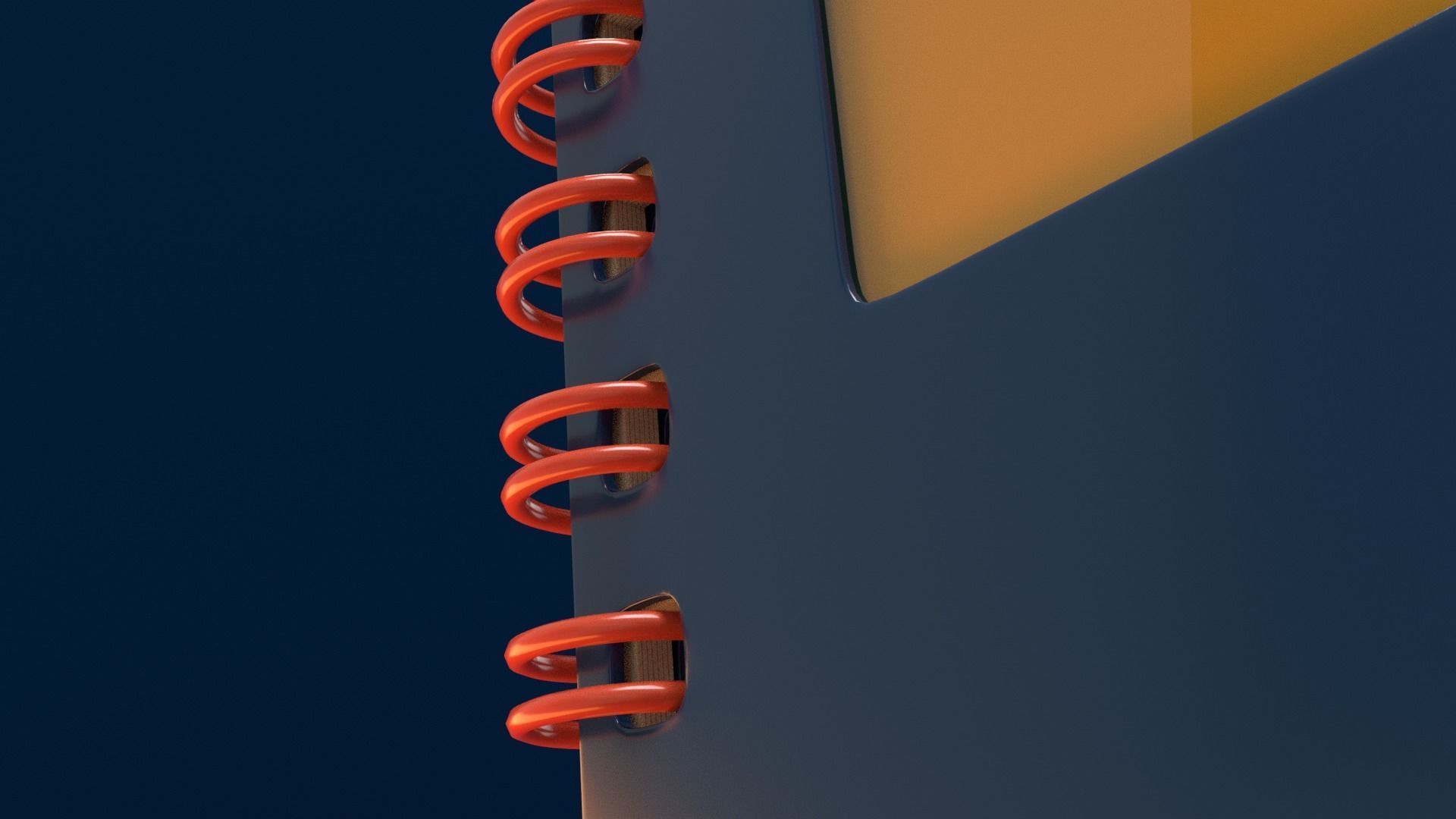 Simple Notebook Free 3D model_4