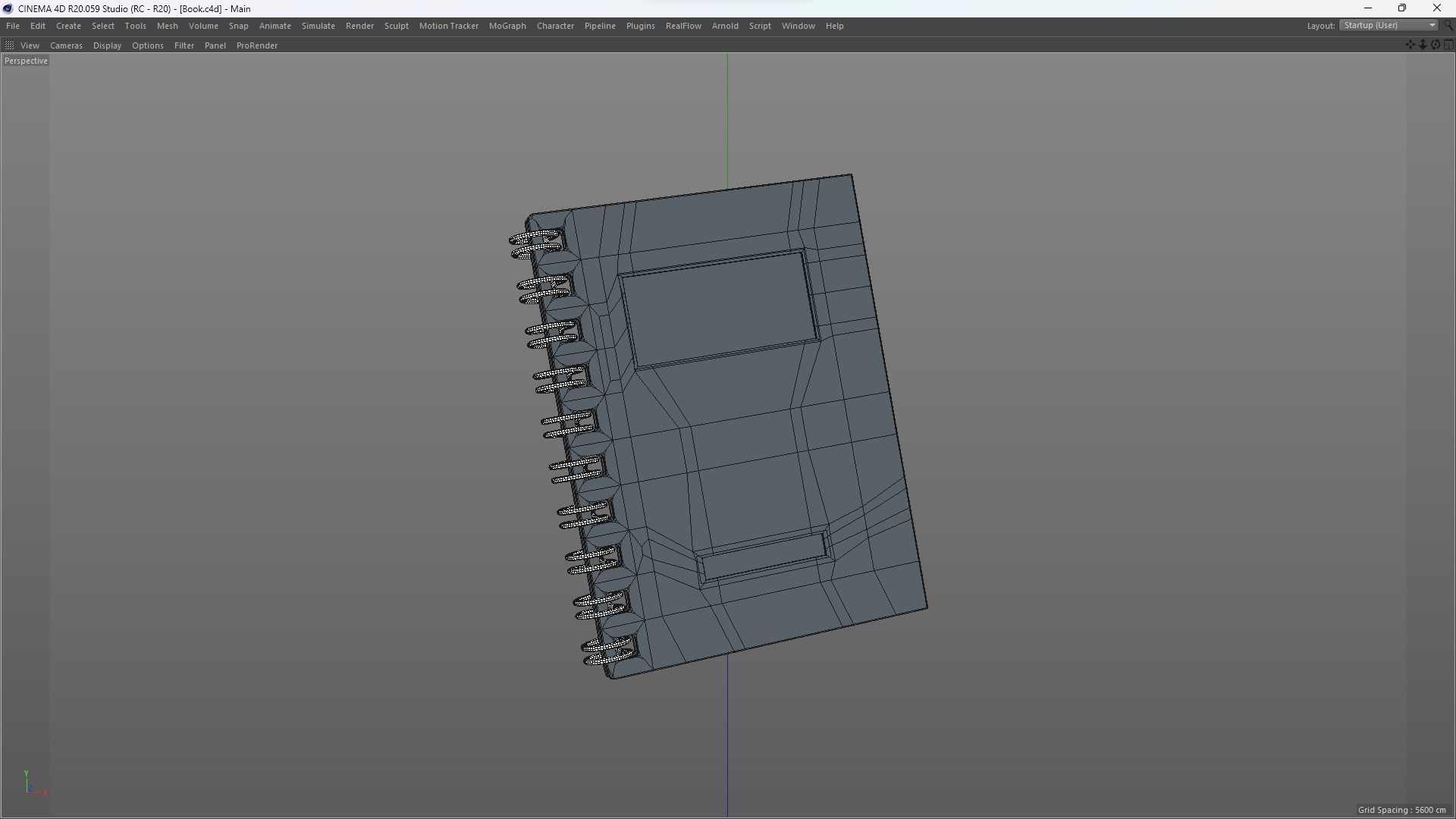 Simple Notebook Free 3D model_5
