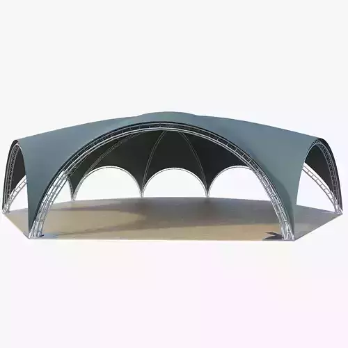 Arch tent octagonal