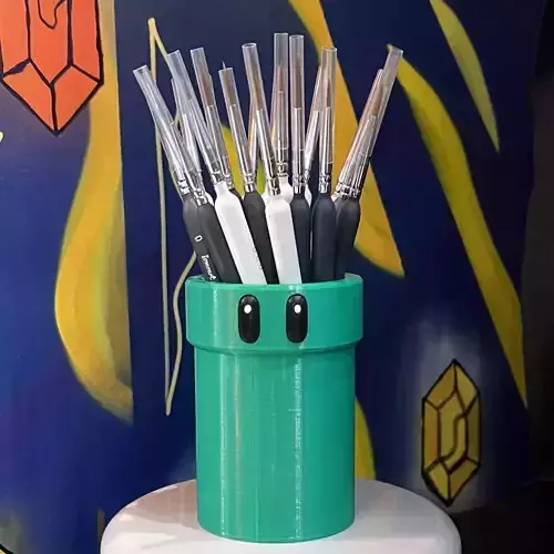 Wonder Tube Pencil Holder 3D print model