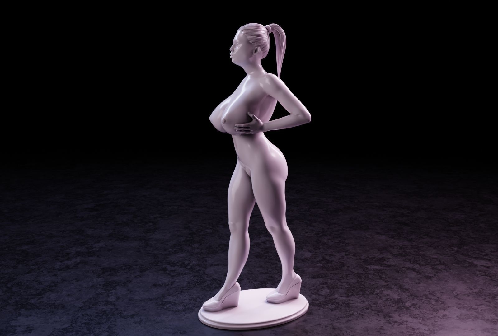 Sexy girl 151 3D print model_11