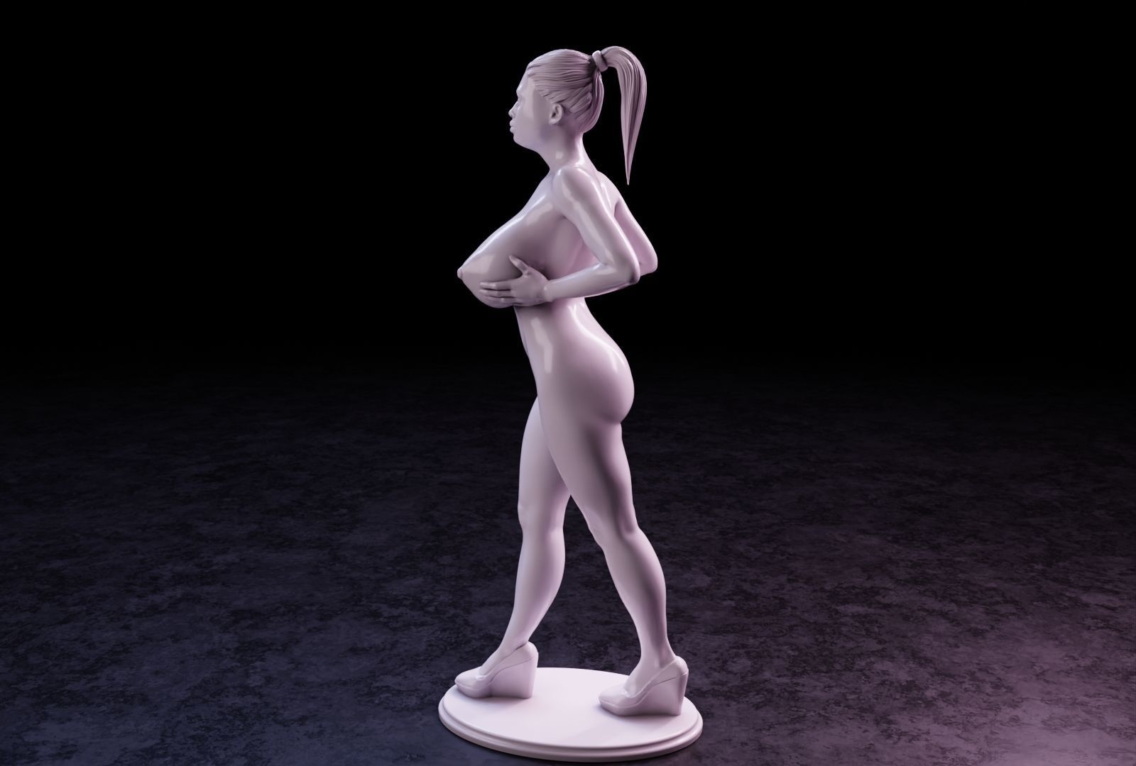 Sexy girl 151 3D print model_14