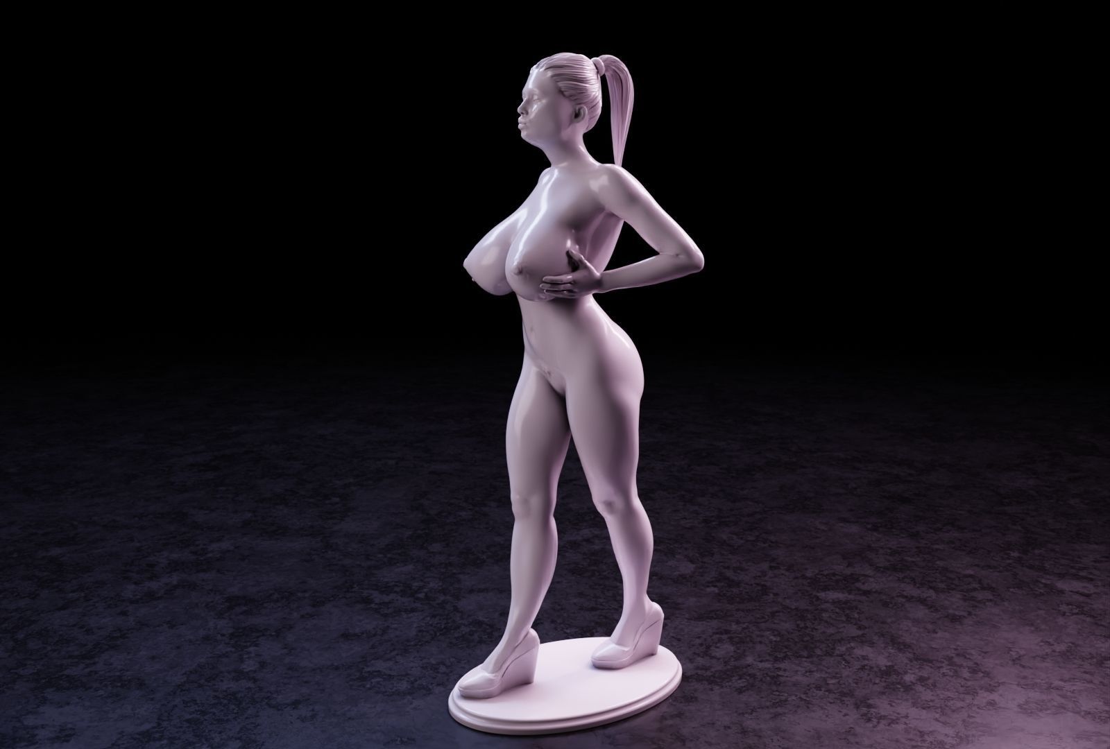 Sexy girl 151 3D print model_10