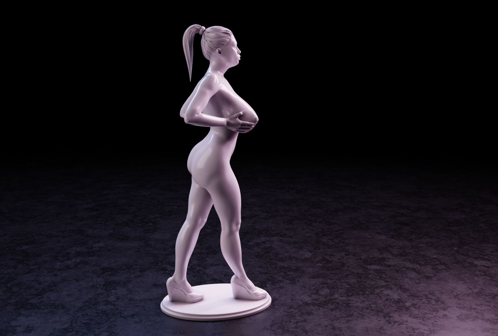 Sexy girl 151 3D print model_30