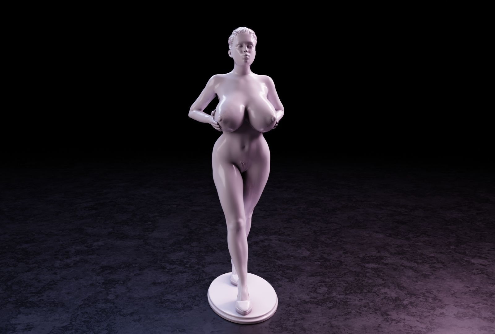 Sexy girl 151 3D print model_3