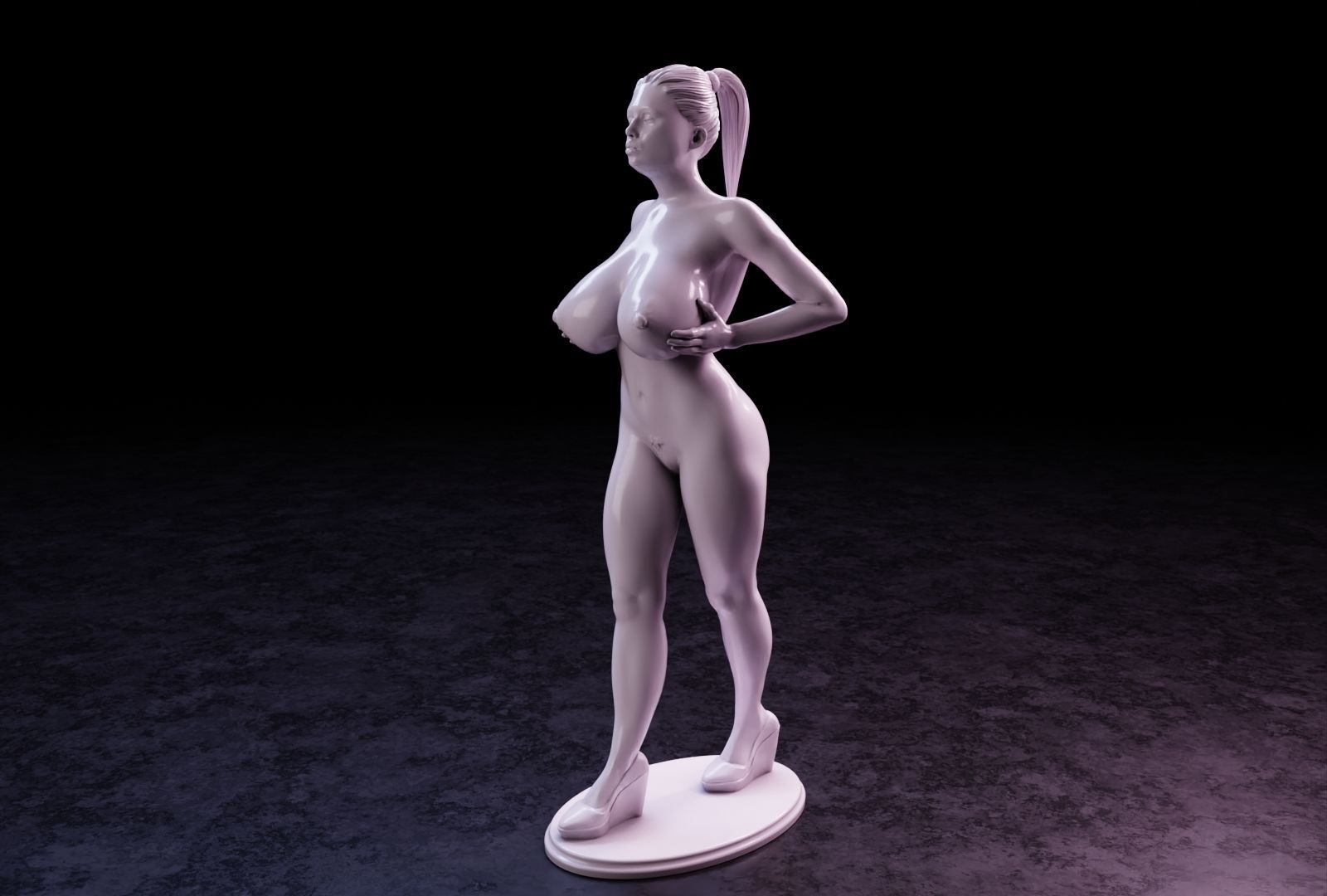 Sexy girl 151 3D print model_9