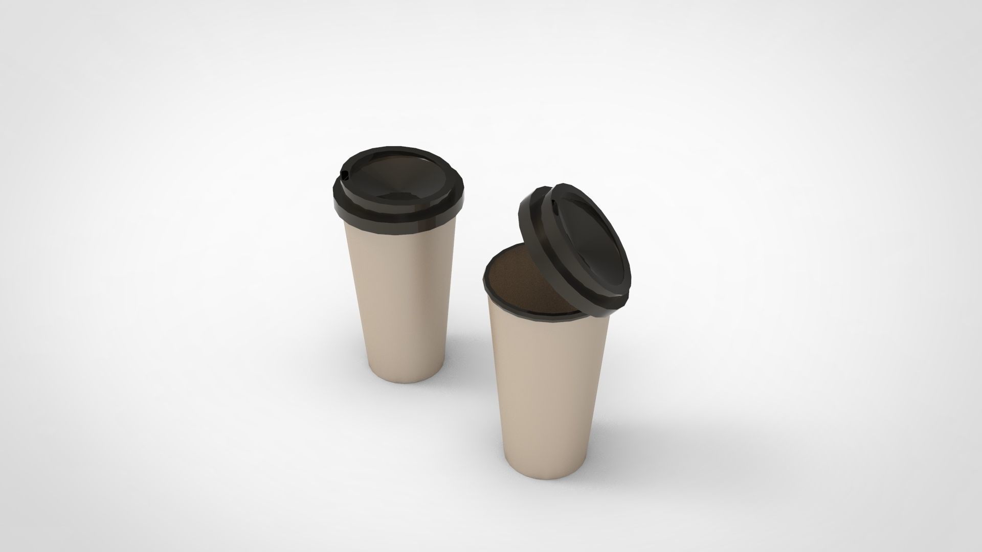 Coffee cup 3D model_4