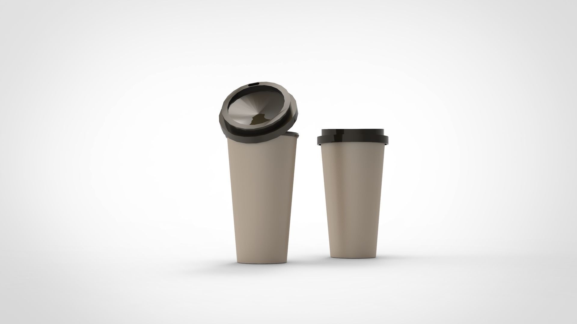 Coffee cup 3D model_1