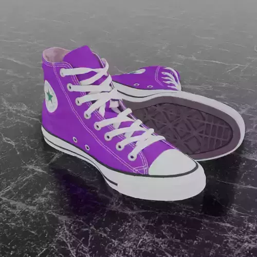 CONVERSE 3D SHOES -PURPLE