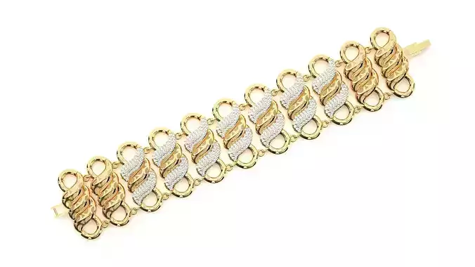 Diamond Bracelet 3D print model
